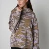 Velvet By Graham & Spencer HAYDEN CAMO HOODIE Womens