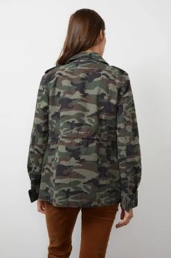 Velvet By Graham & Spencer RUBY LIGHT-WEIGHT ARMY JACKET