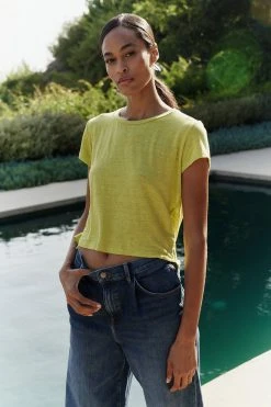 Velvet By Graham & Spencer CASEY CREW NECK TEE