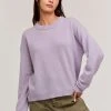 Velvet By Graham & Spencer Womens BRYNNE CASHMERE CREW NECK SWEATER