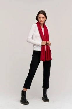 Velvet By Graham & Spencer Womens MEL CASHMERE SCARF 30 Velvet By Graham & Spencer Womens MEL CASHMERE SCARF