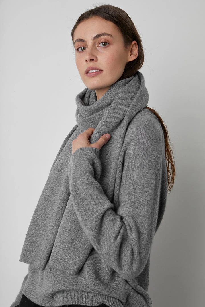 Velvet By Graham & Spencer Womens MEL CASHMERE SCARF 3 Velvet By Graham & Spencer Womens MEL CASHMERE SCARF