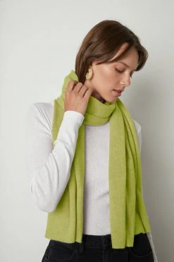 Velvet By Graham & Spencer Womens MEL CASHMERE SCARF 33 Velvet By Graham & Spencer Womens MEL CASHMERE SCARF