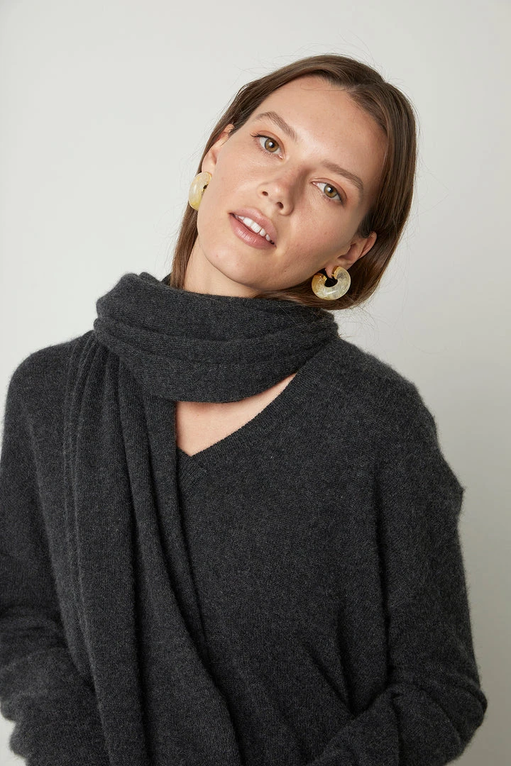 Velvet By Graham & Spencer Womens MEL CASHMERE SCARF 4 Velvet By Graham & Spencer Womens MEL CASHMERE SCARF