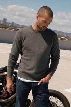 Velvet By Graham & Spencer BIRCH CASHMERE SWEATER Mens