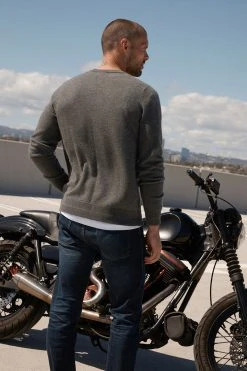 Velvet By Graham & Spencer BIRCH CASHMERE SWEATER Mens