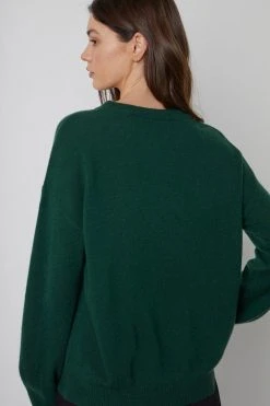Velvet By Graham & Spencer BRYNNE CASHMERE CREW NECK SWEATER