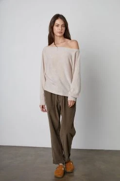 Velvet By Graham & Spencer Womens JULIET CASHMERE SWEATER