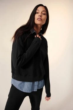 Velvet By Jenny Graham YNEZ SWEATSHIRT Womens