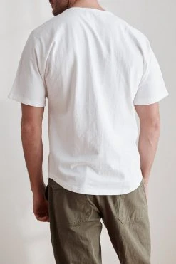 Velvet By Graham & Spencer RICK COTTON JERSEY DROP SHOULDER CREW TEE