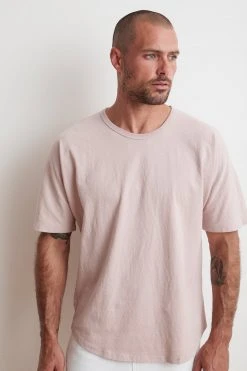 Velvet By Graham & Spencer RICK DROP SHOULDER CREW TEE Mens