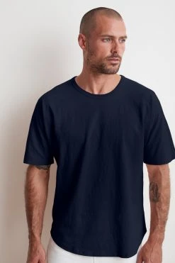 Velvet By Graham & Spencer RICK DROP SHOULDER CREW TEE Mens