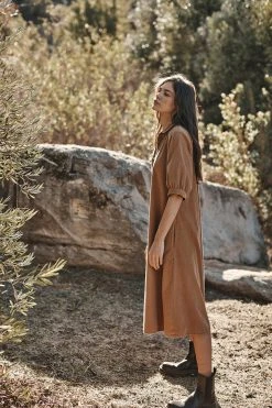 Velvet By Graham & Spencer JOSIE CORDUROY DRESS Womens