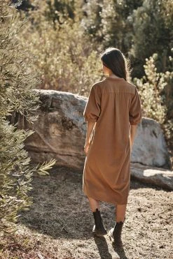 Velvet By Graham & Spencer JOSIE CORDUROY DRESS Womens