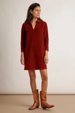 Velvet By Graham & Spencer LANA CORDUROY SHIRT DRESS 24 Velvet By Graham & Spencer LANA CORDUROY SHIRT DRESS