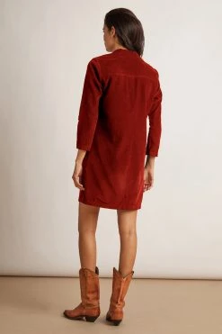 Velvet By Graham & Spencer LANA CORDUROY SHIRT DRESS 25 Velvet By Graham & Spencer LANA CORDUROY SHIRT DRESS