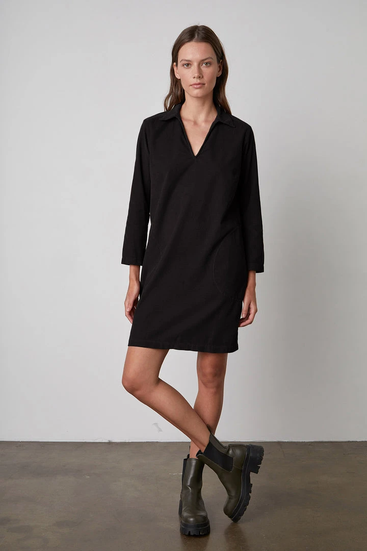 Velvet By Graham & Spencer LANA CORDUROY SHIRT DRESS 2 Velvet By Graham & Spencer LANA CORDUROY SHIRT DRESS