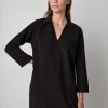 Velvet By Graham & Spencer LANA CORDUROY SHIRT DRESS