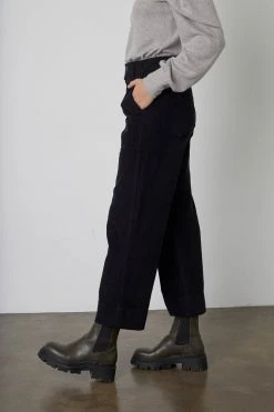 Velvet By Graham & Spencer VERA CORDUROY WIDE LEG PANT Womens