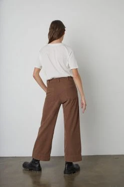 Velvet By Graham & Spencer VERA CORDUROY WIDE LEG PANT Womens