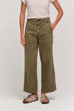 Velvet By Graham & Spencer Womens MYA COTTON CANVAS PANT