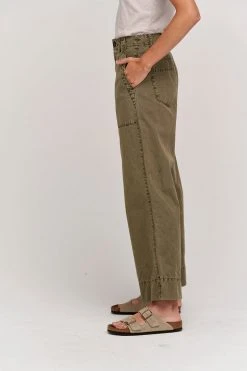 Velvet By Graham & Spencer Womens MYA COTTON CANVAS PANT