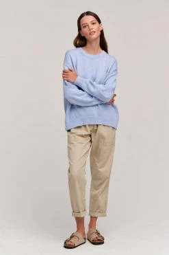 Velvet By Graham & Spencer Womens LAUREN CREW NECK SWEATER