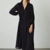 Velvet By Graham & Spencer Womens FRANKIE COTTON GAUZE MAXI DRESS