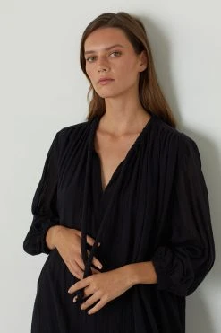 Velvet By Graham & Spencer Womens FRANKIE COTTON GAUZE MAXI DRESS 16 Velvet By Graham & Spencer Womens FRANKIE COTTON GAUZE MAXI DRESS