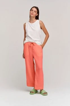 Velvet By Graham & Spencer FRANNY COTTON GAUZE PANT Womens