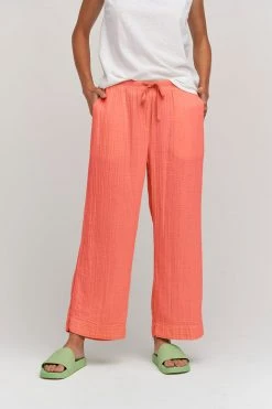 Velvet By Graham & Spencer FRANNY COTTON GAUZE PANT Womens