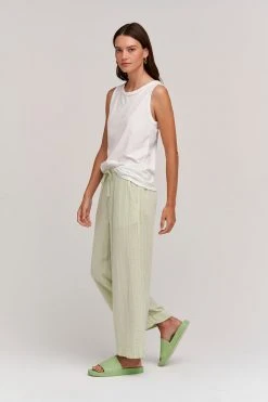 Velvet By Graham & Spencer FRANNY COTTON GAUZE PANT Womens