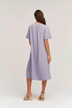 Velvet By Graham & Spencer HAZEL COTTON GAUZE MIDI DRESS