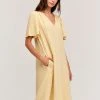 Velvet By Graham & Spencer HAZEL COTTON GAUZE MIDI DRESS