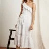 Velvet By Graham & Spencer COCO COTTON LACE ONE SHOULDER DRESS