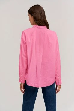 Velvet By Graham & Spencer Womens DEVYN BUTTON-UP SHIRT