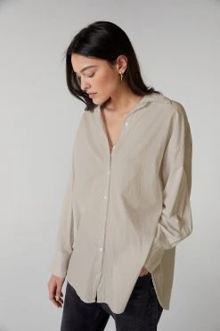 Velvet By Jenny Graham Womens REDONDO BUTTON-UP SHIRT