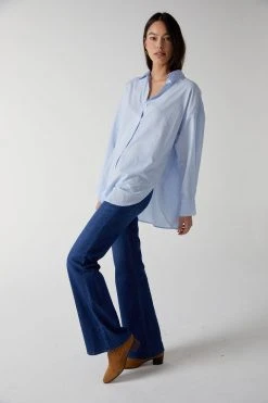 Velvet By Jenny Graham Womens REDONDO BUTTON-UP SHIRT