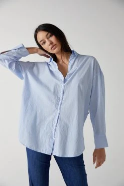 Velvet By Jenny Graham Womens REDONDO BUTTON-UP SHIRT