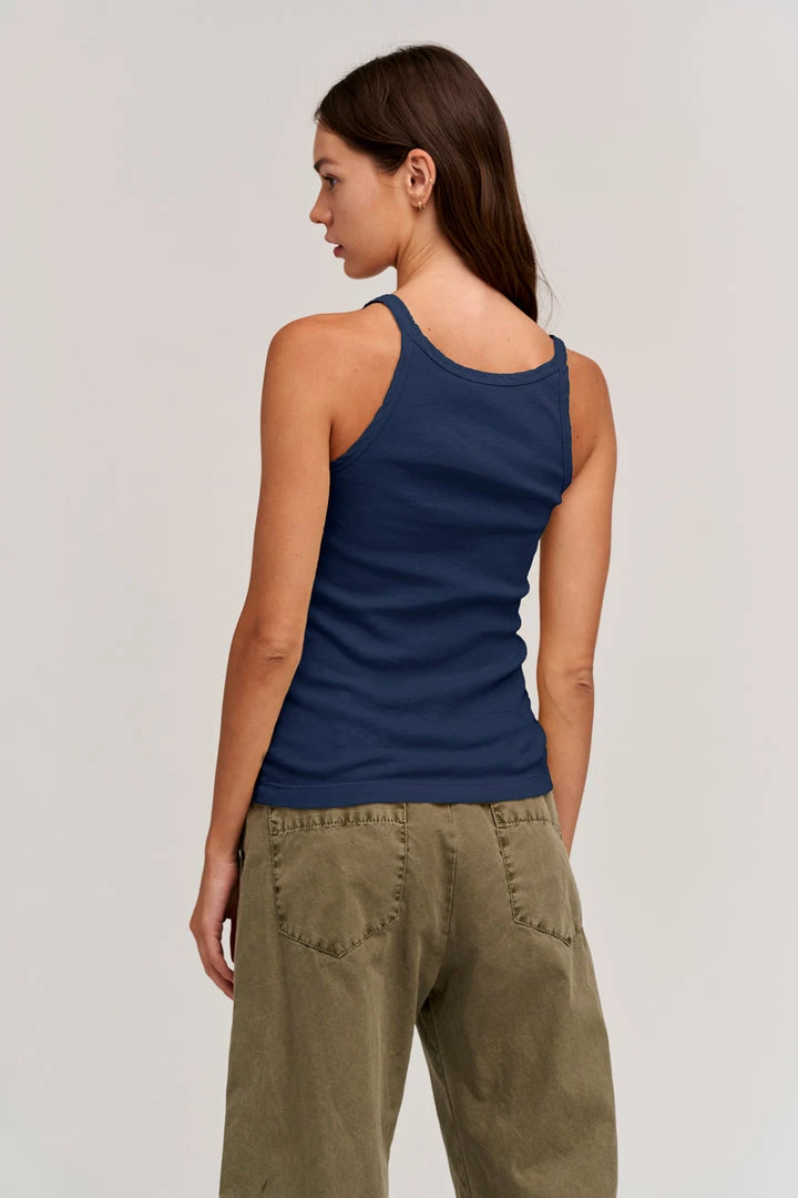Velvet By Graham & Spencer Womens ALIZA RIBBED COTTON LAYERING TANK 22 Velvet By Graham & Spencer Womens ALIZA RIBBED COTTON LAYERING TANK