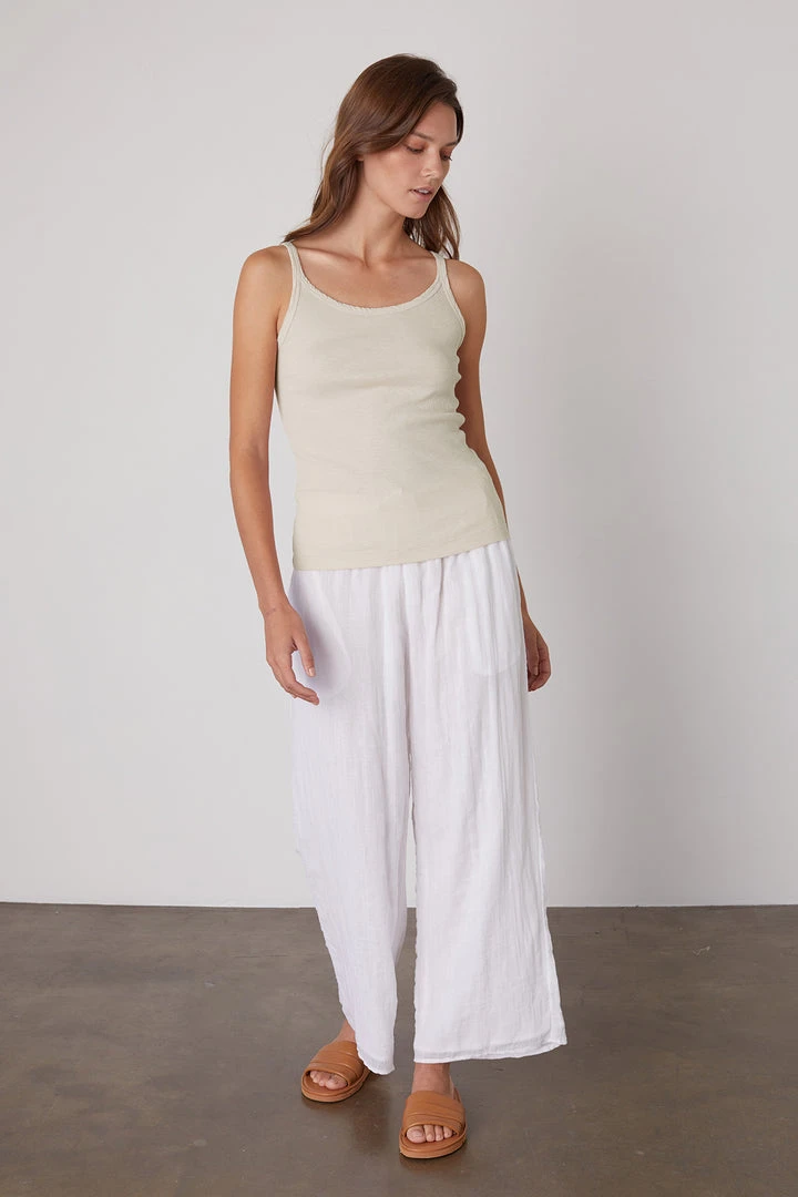 Velvet By Graham & Spencer Womens ALIZA RIBBED COTTON LAYERING TANK 26 Velvet By Graham & Spencer Womens ALIZA RIBBED COTTON LAYERING TANK