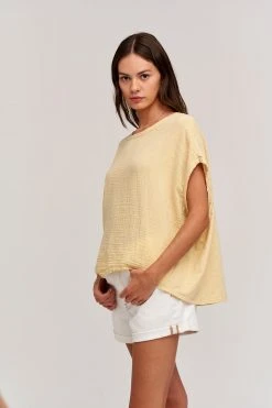 Velvet By Graham & Spencer CORA BOXY TEE