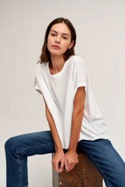 Velvet By Graham & Spencer CORA BOXY TEE