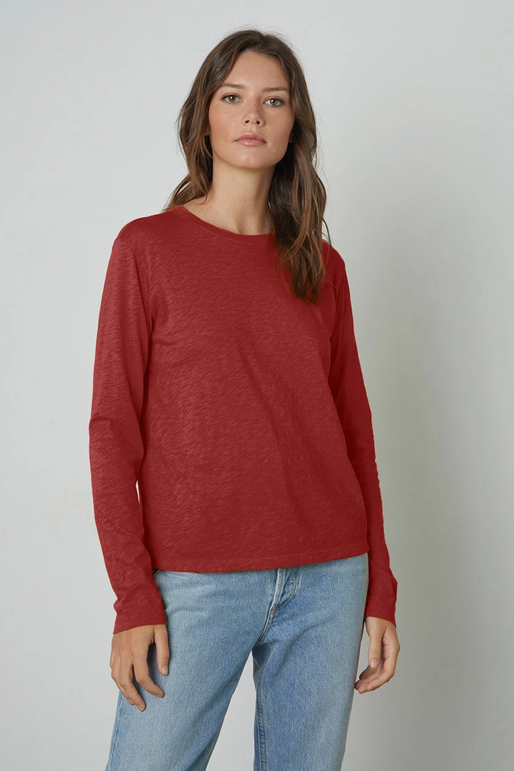 Velvet By Graham & Spencer HESTER CREW NECK TEE 1 Velvet By Graham & Spencer HESTER CREW NECK TEE