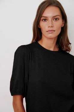 Velvet By Graham & Spencer Womens JOELLA PUFF SLEEVE TEE