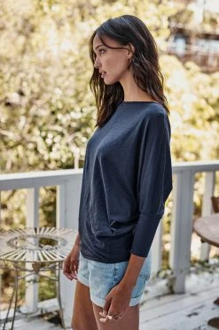 Velvet By Graham & Spencer JOSS DOLMAN SLEEVE TEE Womens