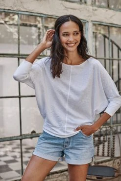 Velvet By Graham & Spencer JOSS DOLMAN SLEEVE TEE Womens