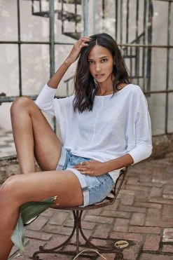 Velvet By Graham & Spencer JOSS DOLMAN SLEEVE TEE Womens