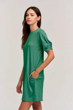 Velvet By Graham & Spencer KESHA PUFF SLEEVE DRESS
