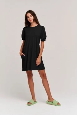 Velvet By Graham & Spencer KESHA PUFF SLEEVE DRESS